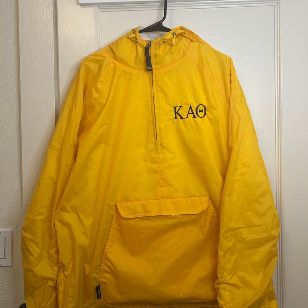 Kappa Alpha Theta Fleece Lined Rain Jacket